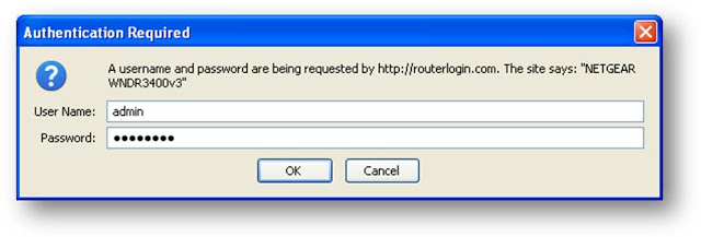 change netgear router default password