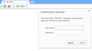 netgear login page