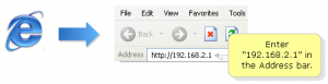 address bar