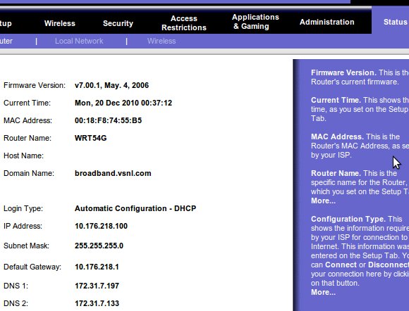 router is not connecting to the internet